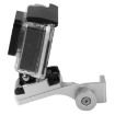Motorcycle Rearview Mirror Bracket for GoPro, Insta360, DJI Osmo (Silver) - 4