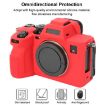 Sony Alpha 7R V ILCE-7RM5 Red Soft Silicone Protective Case - 3