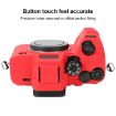 Sony Alpha 7R V ILCE-7RM5 Red Soft Silicone Protective Case - 5