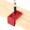 T50 L-Shaped Aluminum Alloy Woodworking Ruler Tool - Hole Marking Fix - 5