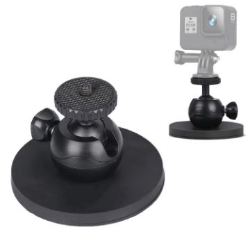 GoPro Hero11-1 Car Suction Cup Mount Bracket for Action Cameras, Black - 1