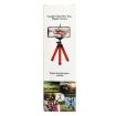 Blue Mini Octopus Flexible Foam Tripod with Phone Clamp & Remote Control - 7