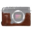 FUJIFILM XE4 PU Leather Camera Half Case Base, 1/4" Thread, Coffee - 1