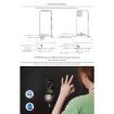 LAIZESKE LA8 Smart Robot Cameraman 360 Auto Tracking Phone Holder Grey - 4