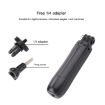 Foldable Tripod Selfie Stick for GoPro, Insta360, DJI - 12-23cm Blue - 4