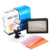 HD-160 White LED Video Light for Canon/Nikon DSLR with 3 Filters - 8