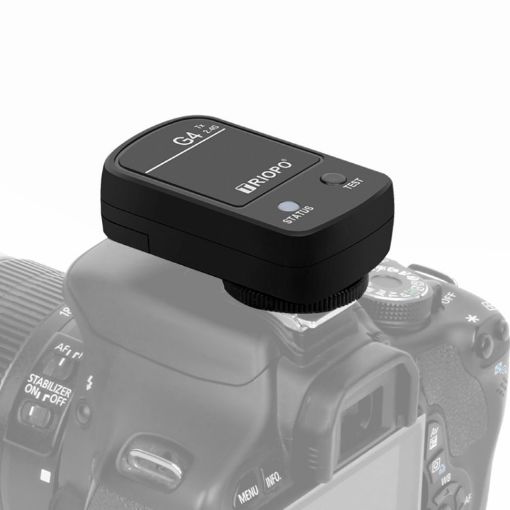TRIOPO G4 Wireless Flash Speedlite Trigger with Hot Shoe - Black - 1