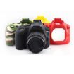 Red Soft Silicone Protective Case for Nikon D3400/D3300 Camera - 2