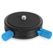 BEXIN QR-02 360 Rotation Quick Release Tripod Base Plate - Black - 1