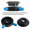 BEXIN QR-02 360 Rotation Quick Release Tripod Base Plate - Black - 4