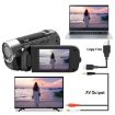 HD 16MP Home Travel DV Camera, 16X Zoom, AU Plug, Black - 5