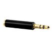 5 PCS 3.5mm Audio Adapter 4 Pole Female to 3 Pole Male Mic (Black) - 2