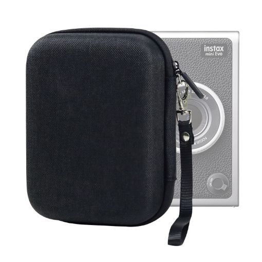 FUJIFILM Instax mini EVO Hard Case Box Storage Bag - Black - 1