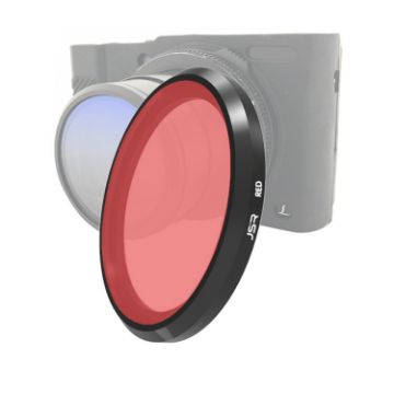 JSR Red Lens Filter for Panasonic LUMIX LX10 - Colored Photography Accessory - 1