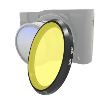 JSR Yellow Lens Filter for Panasonic LUMIX LX10 - Colored Filter - 1