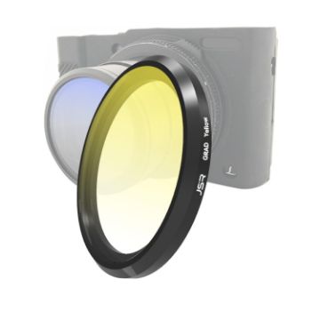 JSR Gradient Yellow Lens Filter for Panasonic LUMIX LX10 - 1