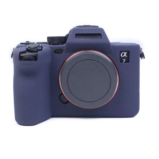 Sony A7 IV Soft Silicone Protective Case - Blue - 1