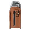 FUJIFILM instax mini Evo Leather Camera Case Bag with Strap (Brown) - 5