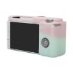 Sony ZV-E10 Soft Silicone Protective Case - Pink Green Cover - 3