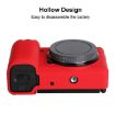 Sony ZV-E10 Red Soft Silicone Protective Case - Durable Camera Cover - 6