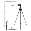 BEXIN RC334 Carbon Fiber Camera Tripod - Portable & Collapsible - 3