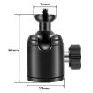 BEXIN K18A Mini 360 Rotation Panoramic Metal Ball Head - 2