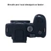 Canon EOS R7 Soft Silicone Protective Case - Black Cover - 5