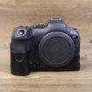 Canon EOS R7 PU Leather Camera Half Case Base, 1/4" Thread, Black - 1