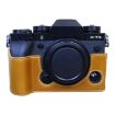 FUJIFILM X-T5 PU Leather Camera Half Case Base Brown 1/4" Thread - 1