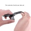 Foldable Action Camera Phone Helmet Mount Kit with J-Hook & Clamp (Black) - 5