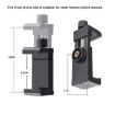 Foldable Action Camera Phone Helmet Mount Kit with J-Hook & Clamp (Black) - 6