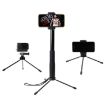 Foldable Tripod & Selfie Stick for GoPro, Insta360, DJI & Phones 30-93cm - 4