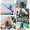 Sunnylife Action Camera 360 Strap Wrap Band Mount Bike Clip Holder - 5