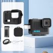 GoPro HERO 2024 Silicone Case with Wrist Strap & Lens Cover - Black - 1