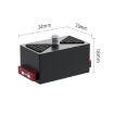 Metal Quick Release Base Adapter for GoPro, Insta360, DJI - Black - 2