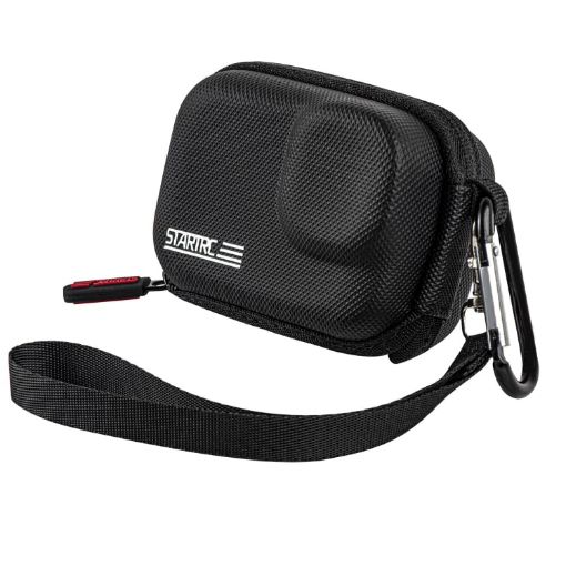 STARTRC Black PU Carry Case for Insta360 GO3/DJI Action 3/4/5 Pro - 1
