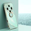 OPPO Find X8 Ultra Mint Green 6D Electroplate TPU Case with Ring Holder - 1