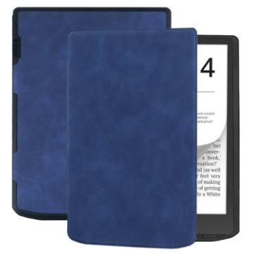 Pocketbook InkPad 4/Color2/3 Retro Leather Tablet Case - Dark Blue - 1