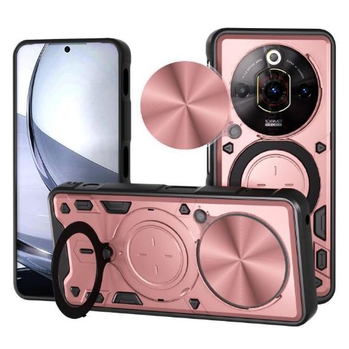 ZTE nubia Focus Pro Pink CD Texture Sliding Camshield Phone Case - 1