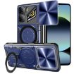 ZTE nubia Neo 3 Blue CD Texture Sliding Camshield Magnetic Case - 1