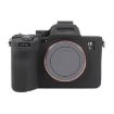 Sony ILCE7RM5/A7R5 Litchi Texture Silicone Protective Case Black - 2