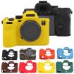 Sony ILCE7RM5/A7R5 Blue Litchi Texture Silicone Protective Case - 8