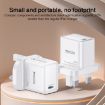 Yesido YC79 PD20W Dual Port Type-C GaN Charger, UK Plug - Fast Charging - 3