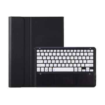 Vivo Pad 3/5 Pro Bluetooth Keyboard TPU Leather Case with Holder Black White - 1