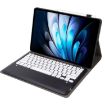 Vivo Pad5 Pro 13" Bluetooth Keyboard TPU Leather Case with Holder Black White - 3