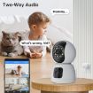 Y6203 4MP Zoom HD Indoor Waterproof Smart WiFi Camera, EU Plug, White - 8