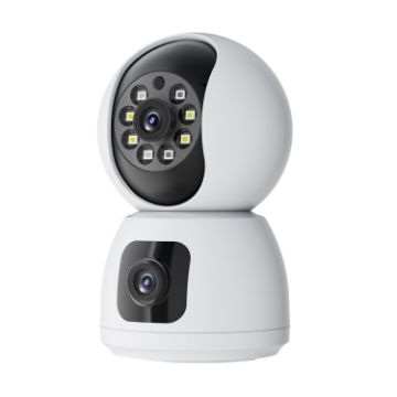 Y6203 4MP Zoom HD Indoor Waterproof Smart WiFi Camera, US Plug, White - 1