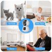 Y6203 4MP Zoom HD Indoor Waterproof Smart WiFi Camera, US Plug, White - 7