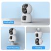 Y6203 4MP Zoom HD Indoor Waterproof Smart WiFi Camera, AU Plug, White - 6
