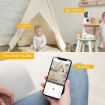 Y6204 4MP Zoom HD Indoor Waterproof Smart WiFi Camera, EU Plug, White - 6